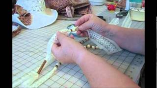 HOW TO MAKE A VICTORIAN LACE amp BEAD NECKLACE [upl. by Leeann]