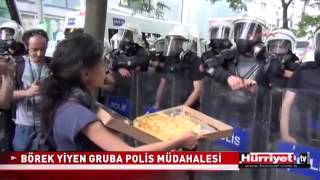 Börek ikramına biber gazı İstanbul Gezi Parkı [upl. by Jeanna]