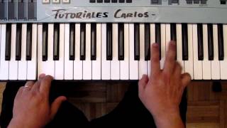 Los muros Caeran Miel san Marcos  Tutorial Piano Carlos [upl. by Erminia]