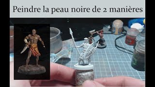 Tutoriel Peindre la peau noire  2 méthodes [upl. by Joscelin]