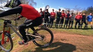 Downhill Racing SDA 2024 Round 1 Scottish Championships Ae Forest Practice RAW mtb downhill [upl. by Eudoca]