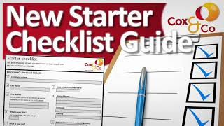 New Employee Starter Form  Checklist Guide PYR001 [upl. by Yelrebmyk]