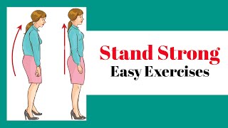 Stand Strong  Easy Exercises FITNESS GUIDE [upl. by Brear570]