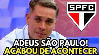 URGENTE VIERAM BUSCAR NOSSO CRAQUE ANUNCIOU AGORA NOTÍCIAS DO SÃO PAULO [upl. by Shuma]