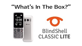 What Comes In The Box  BlindShell LITE Tutorials [upl. by Nylanej]