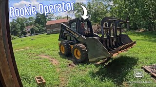 Rookie skid steer operator [upl. by Yalonda]