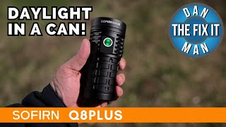 New Sofirn Q8Plus  Ultra Bright Flashlight 16000 Lumens Unboxing and Review  Daylight in a Can [upl. by Perl959]