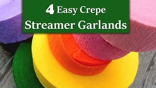 4 must try crepe steamer DIY crafts  DiwaliChristmas Decoration Idea [upl. by Chura]