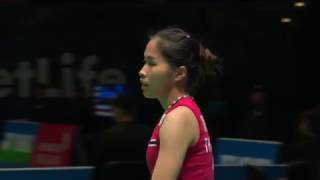 Yonex All England Open 2017  Badminton R16 M4WS  Hsu Ya Ching vs Ratchanok Intanon [upl. by Avon]