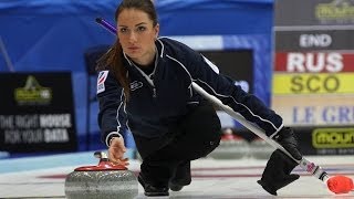 CURLING RUSSWE Euro Chps 2013  Women Draw 3 [upl. by Ylelhsa]