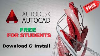 How to Download amp Install AutoCAD Software  Free for Students  Latest Version 2023 [upl. by Tnarg529]