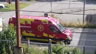 RARE 5xunits udrykninger Køge og Solrød brandvæsen Fire Department responding [upl. by Ahsieket253]