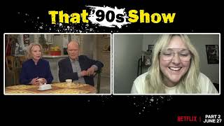 Debra Jo Rupp and Kurtwood Smith on the 90s grandparents and That 90s Show season 2 [upl. by Symer]