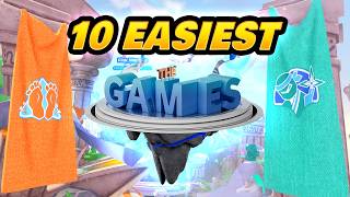 10 EASIEST GAMES in THE GAMES ROBLOX Event [upl. by Dallman]