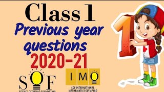 Class 1 IMO  Solution of Previous year paper  PYQ 202021 [upl. by Bedad412]