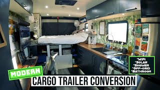 The BEST Cargo Trailer Conversion Ive seen [upl. by Imhskal]