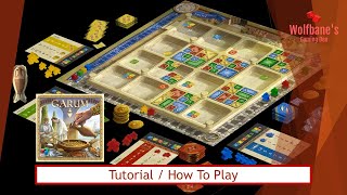 Garum Board Game  Tutorial  How To Play with Examples [upl. by Ssenav690]