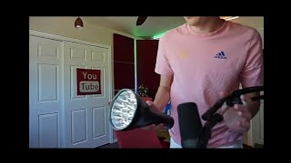 Treyten SHOWS US HIS 700 DOLLAR FLASHLIGHT [upl. by Hgielsa]