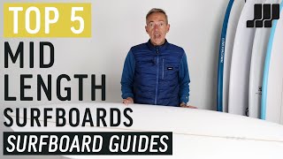 Top 5 Mid Length Surfboards 2023 [upl. by Aisereht]