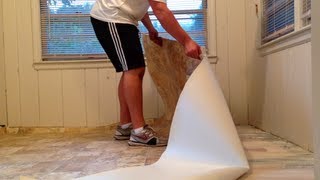 HOW TO INSTALL VINYL FLOORING SIMPLE STEPS TO FOLLOW [upl. by Schaumberger]