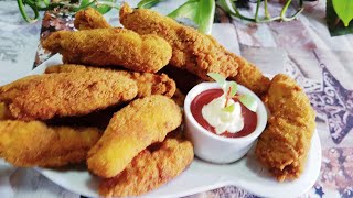 Crispy Chicken Fingers recipe Fried Chicken FingersChicken StripsChickenTenders [upl. by Gael]