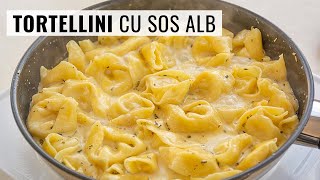 Masa e gata în 15 minute cu rețeta mea de tortellini cu sos alb ❤ [upl. by Pruchno]