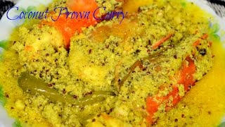 Easy prawn curry with coconut and Mustard paste Bengali Chingri Macher recipe [upl. by Whiney]