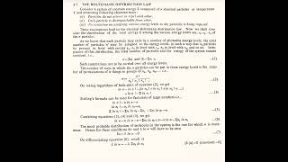 Boltzmann Distribution Law Thermodynamics [upl. by Husch]