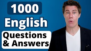 1000 English Questions and Answers learnenglish [upl. by Merth]