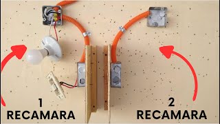 Cómo SACAR TOMA de UN APAGADOR hacia OTRO APAGADOR  Tutorial [upl. by Niarb557]