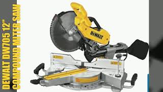 DEWALT DW705 12quot COMPOUND MITER SAW [upl. by Maurizia]