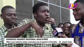 quotWe speak in chemistryquot St Joseph Seminary  NSMQ 2024 Ashanti Regional Championship [upl. by Alyam]