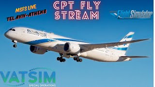 MSFS LIVE  BRAVOAIRSPACE B7878  Vastsim NETWORK [upl. by Nitsej]