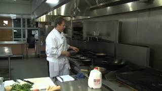 Fox59 Chefs Academy Seared Scallops amp Artichokes Barigoule on Parsnip Puree [upl. by Sillig]