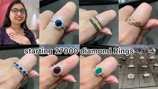 HUGE Diamond Ring Designs With Price  Caratlane Diamond Ring Designs with price [upl. by Tarr217]