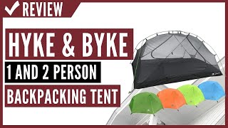 Hyke amp Byke Zion 1 and 2 Person Backpacking Tents Review [upl. by Wicks]