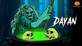 Dayan Horror Story  Scary Pumpkin  Hindi Horror Stories  Animated Stories [upl. by Nadaba]