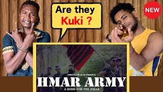 Africans React to HMAR ARMY  Eldad Z Khawzawl X JacobinnHmar X Abi Joute  Official MV zomi [upl. by Neilla]