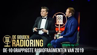 Dit zijn de 10 grappigste radiofragmenten van 2019  Het Gouden RadioRing Gala 2019 [upl. by Reich]