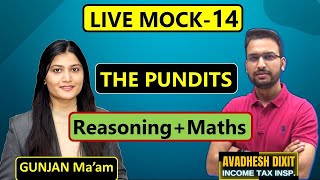 THE PUNDITS Live Mock 14  MATHS  ThePunditsMockTestSolution14 [upl. by Taber]