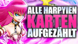 Alle 40 Harpyien Karten von Mai in Yugioh Erklärt Alle Karten in YuGiOh [upl. by Teufert]