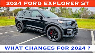 2024 Ford Explorer ST V6 BiTurbo  Whats New For 2024 or Wait for 2025  POV Review amp Test Drive [upl. by Meaghan]