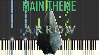 Arrow Theme  Setting Up The Lair Synthesia Piano Cover [upl. by Luise219]