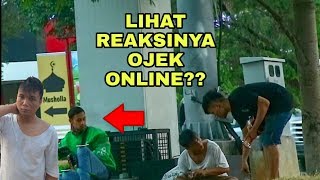 REAKSI OJOL MELIHAT GEMBEL DIPALAK PREMAN AUTO PANIKSosial Eksperimen Indonesia [upl. by Iddet]