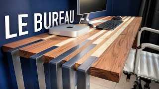 JE FABRIQUE UN BUREAU EXCEPTIONNEL  Plans GRATUITS [upl. by Cad932]