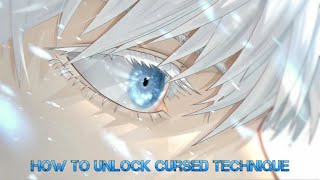 FREE TEST Sorcery how to unlock cursed technique [upl. by Nilpik]