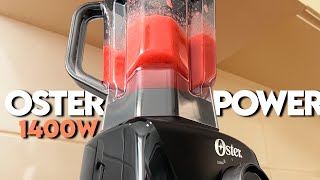 TESTAMOS o POTENTE Liquidificador Oster Power 1400W Esse Liquidificador Grande É BOM [upl. by Orabel]