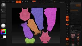 UV Master  Unwrap with Polygroups 2 of 5 [upl. by Redle]