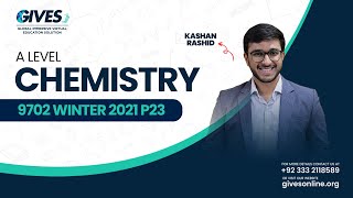 AS Level Physics  Yearly Past Paper  9702 Winter 2021 P23  Sir Kashan Rashid  GIVES Academy [upl. by Nlyak]