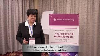 Rakhimbaeva Gulnora Sattarovna Tashkent Medical Academy Uzbekistan [upl. by Nosyarg]